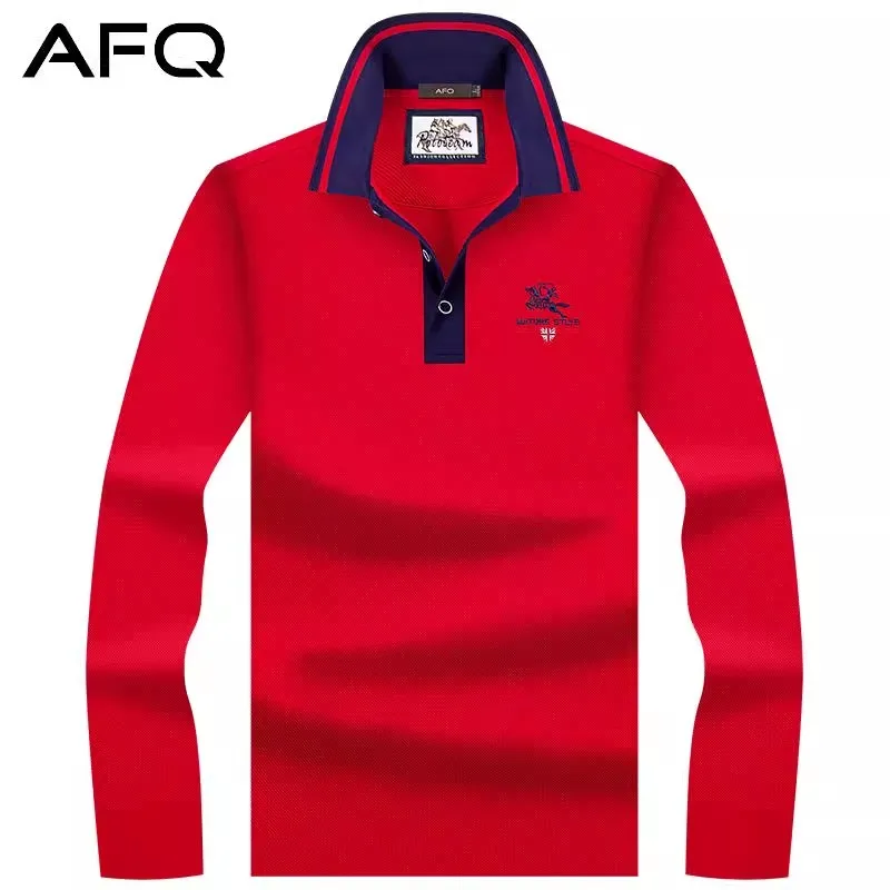 

High-end work clothes polo shirt logo long sleeve T-shirt work clothes work clothes cultural shirt work clothes embroidered