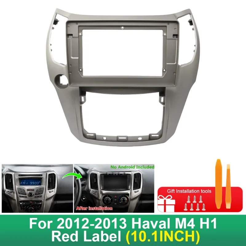 10.1 Inch Car Radio Fascia Frame For HAVAL M4 H1 Red Label 2012-2013 Stereo Dashboard Panel Android Head Unit Mounting Kit