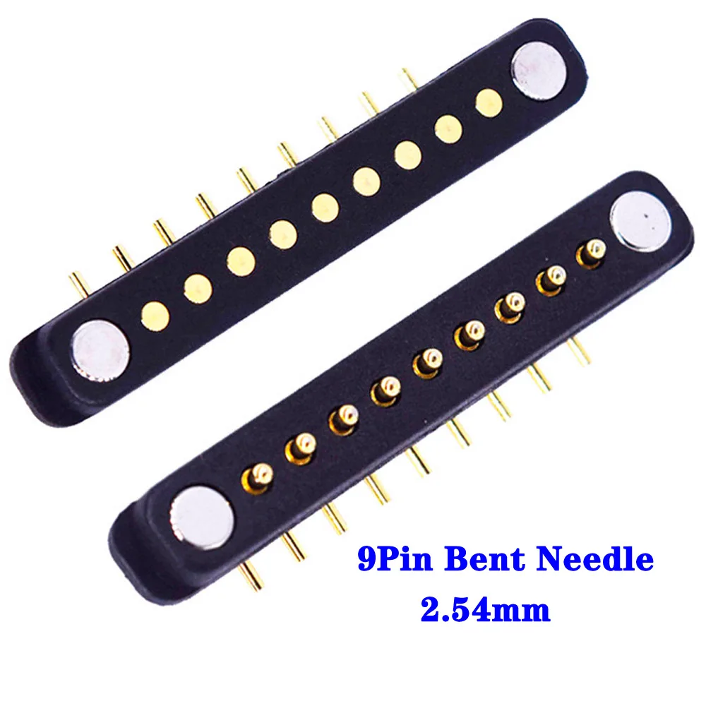 Magnetische Pogo Pin Connector 2 3 4 5 6 7 8 9 10P Pogopin Mannelijke Vrouwelijke 2.54 4.0 2.8 Veerbelaste DC Magneet Connector Stopcontact