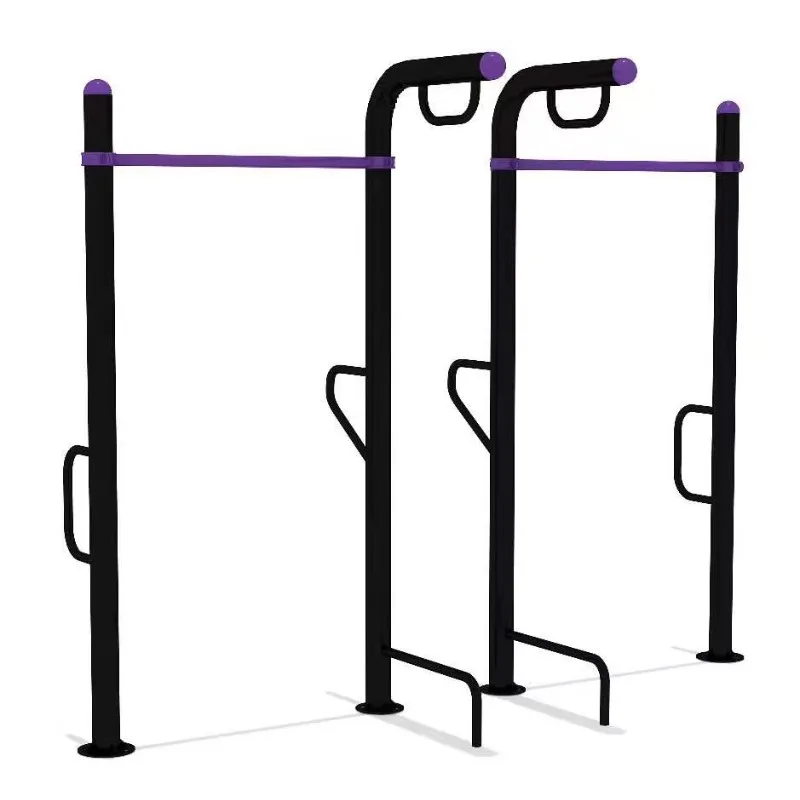 Galvanized Steel Outdoor Fitness Park Gym Equipment Custom Color Calisthenics Crossfit Workout Pull Up Bar