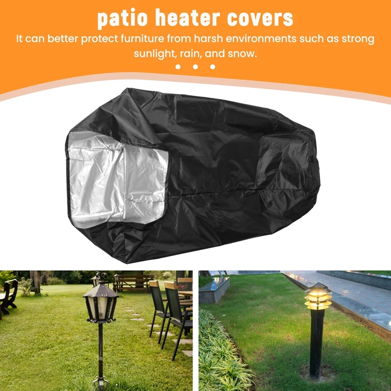 patio heater covers Patio Heater Covers Waterproof Outdoor Heater Cover 210D Oxford Waterproof, Windproof,