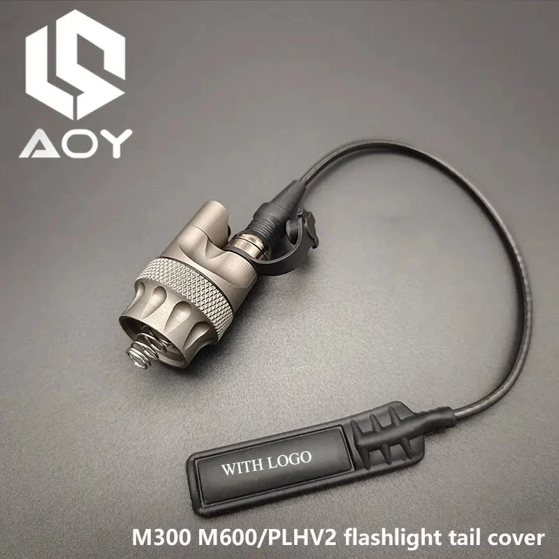 Tailcap Airsoft M600 M300 Flashlight Switch Accessories Scout Light  Weaponlight Switch for Surefire PLH-V2 TAILCAP REAR CAP