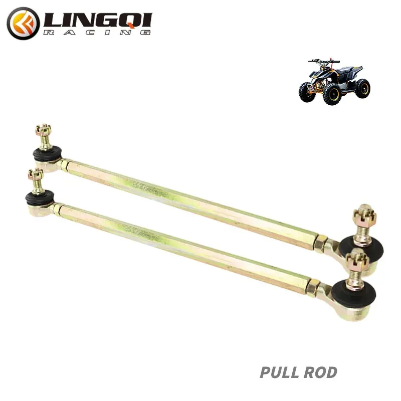 LYNNCHI Motorcycle 60mm-290mm Steering Shaft Tie Rod With Tie Rod Ball Joint For ATV UTV Buggy Quad 4 Wheel Kart Accessories