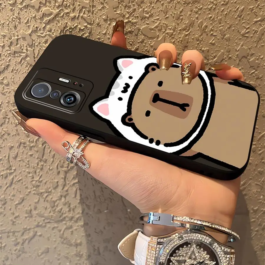 حافظة كارتونية لطيفة لهاتف Xiaomi Mi 9 13 10 11 13 Lite CC9Pro 10T 11T 14 Pro 9T غطاء خلفي ناعم