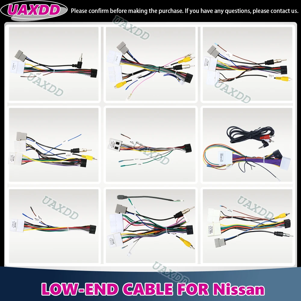 For Nissan Versa Note SERENA C26 Lannia Patrol Y61 K13 Sunny Tiida TERRA NP300 Sylphy SUNNY B15 Qashqai LOW-END Electric Wire CD