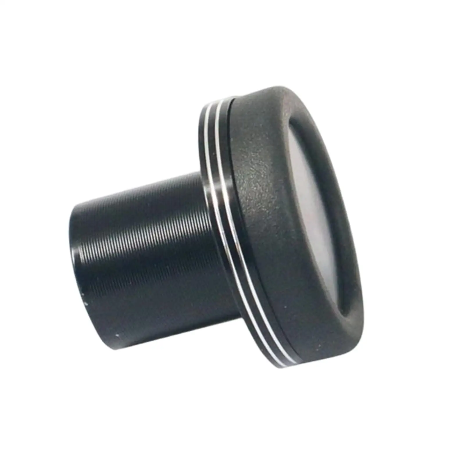 Fishing Rod Tail Cap Black Plastic Aluminum Alloy Spare Part Easy Install for Fishing Rod Repair