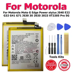 NA50 NF50 NH40 PD50 LS30 LS40 Battery For Motorola Moto G Edge Power stylus JS40 E22 G32 G41 G71 JS30 30 2020 2023 XT2205 Pro 5G