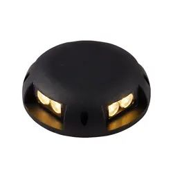 Surface Mounted LED Buried Light Outdoor Waterproof Ground Stair Step Light Garden Courtyard Footlight (1/2/4 beam of light)