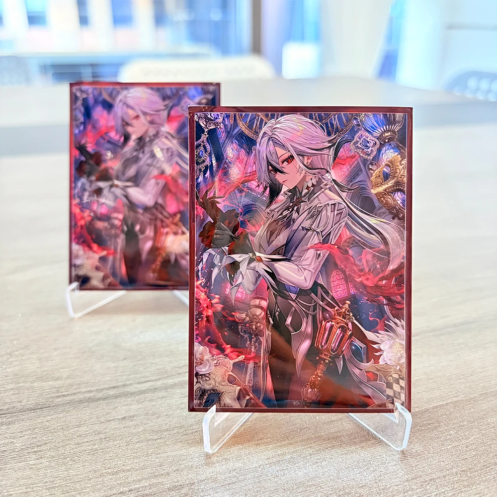 Custom TCG Sleeves 62x89/66x91MM Matte/Foil/Glossy Option Custom Card Sleeve Diy Card Cover Gift for Gamers view 6