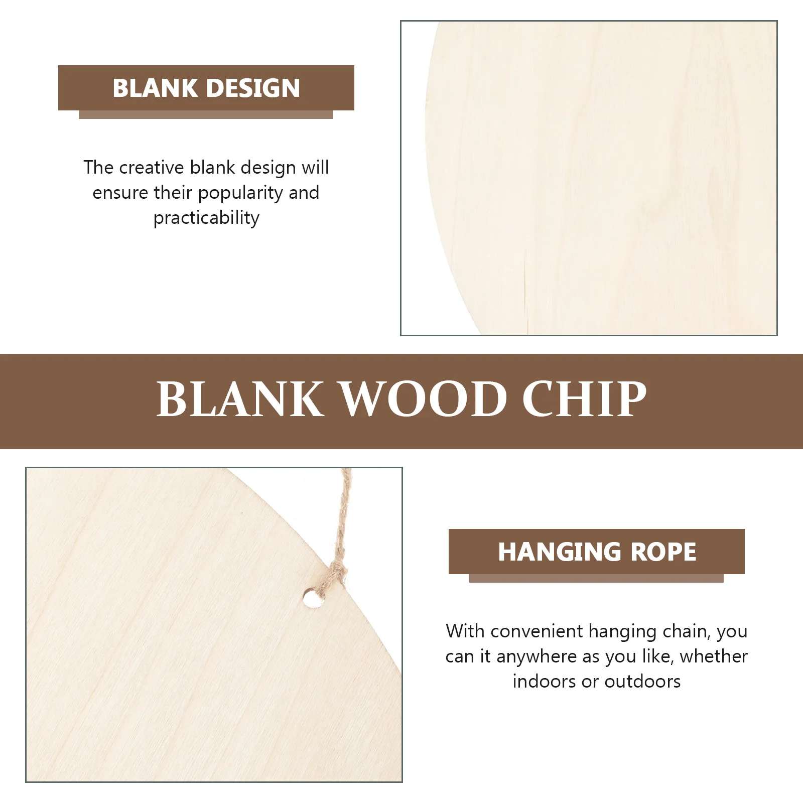 

4 Set Wooden Door Hangers Unfinished Wood Plate DIY Painting Plank Blank naments Craft Supplies Sewing Accessories