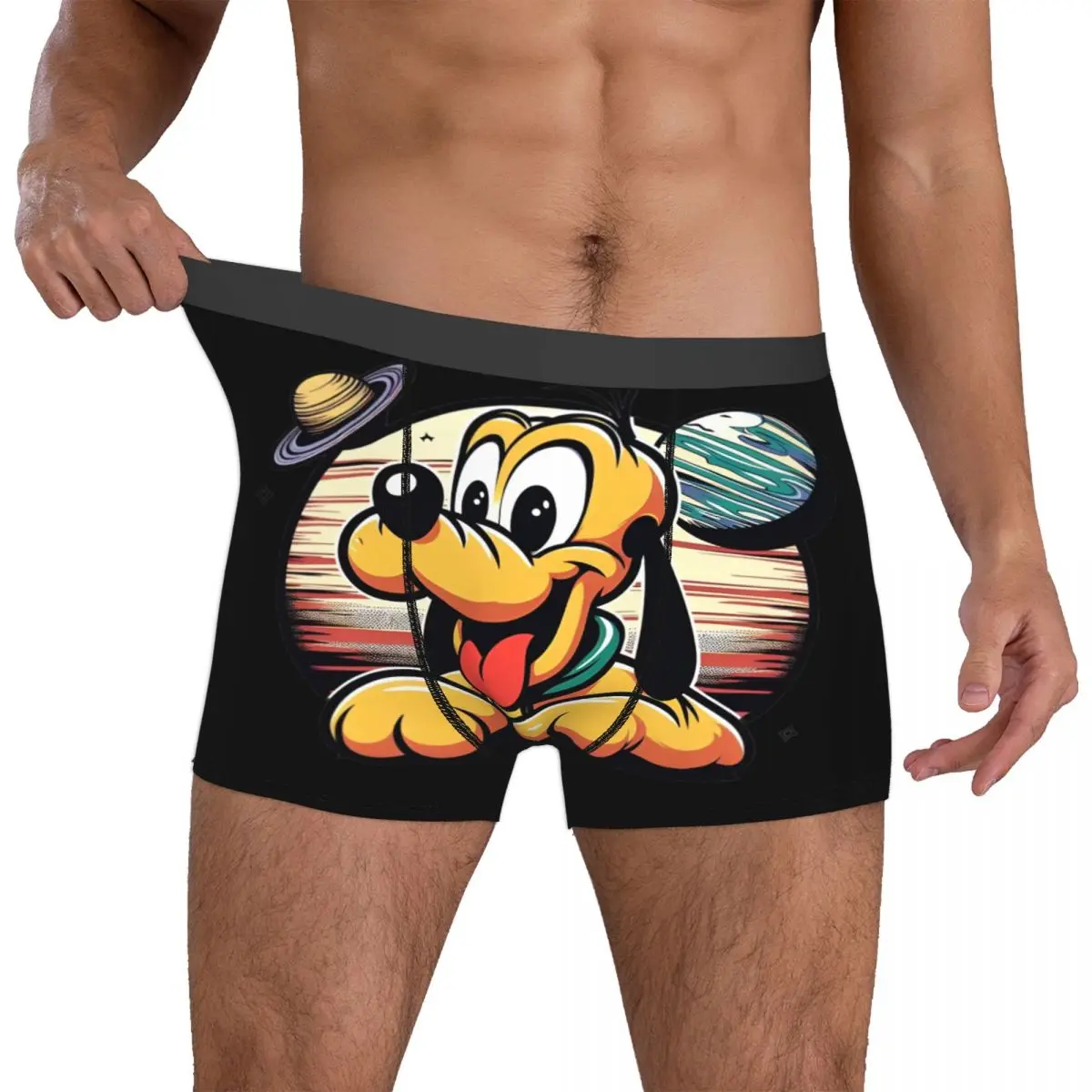 

Мужские боксеры Custom P-Plutoes, трусы с мультяшным рисунком, модные трусы