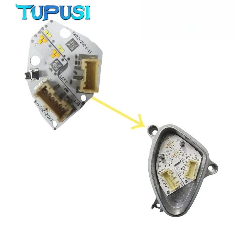 

White DRL Boards for 2017 2018 2019 2020 Seat Leon Cupra LED Headlight Daytime Running Light OE# 5F0941475A 5F0941476A