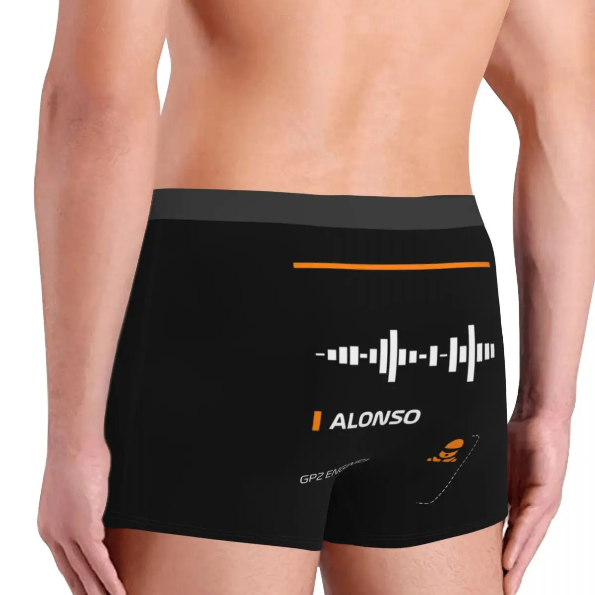 Benutzerdefinierte Alonso 14 Motor-Boxershorts für Männer, 3D-gedruckte Fernando-Sportwagen-Unterwäsche, Höschen, Slips, atmungsaktive Unterhose