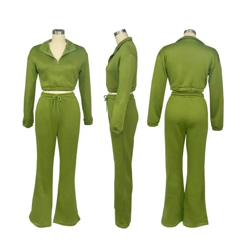 Women's Sporty Two-Piece Set Long Sleeve Sweatshirt Top And Pants Fashionable Casual Outfit Summer Season Universal Fit