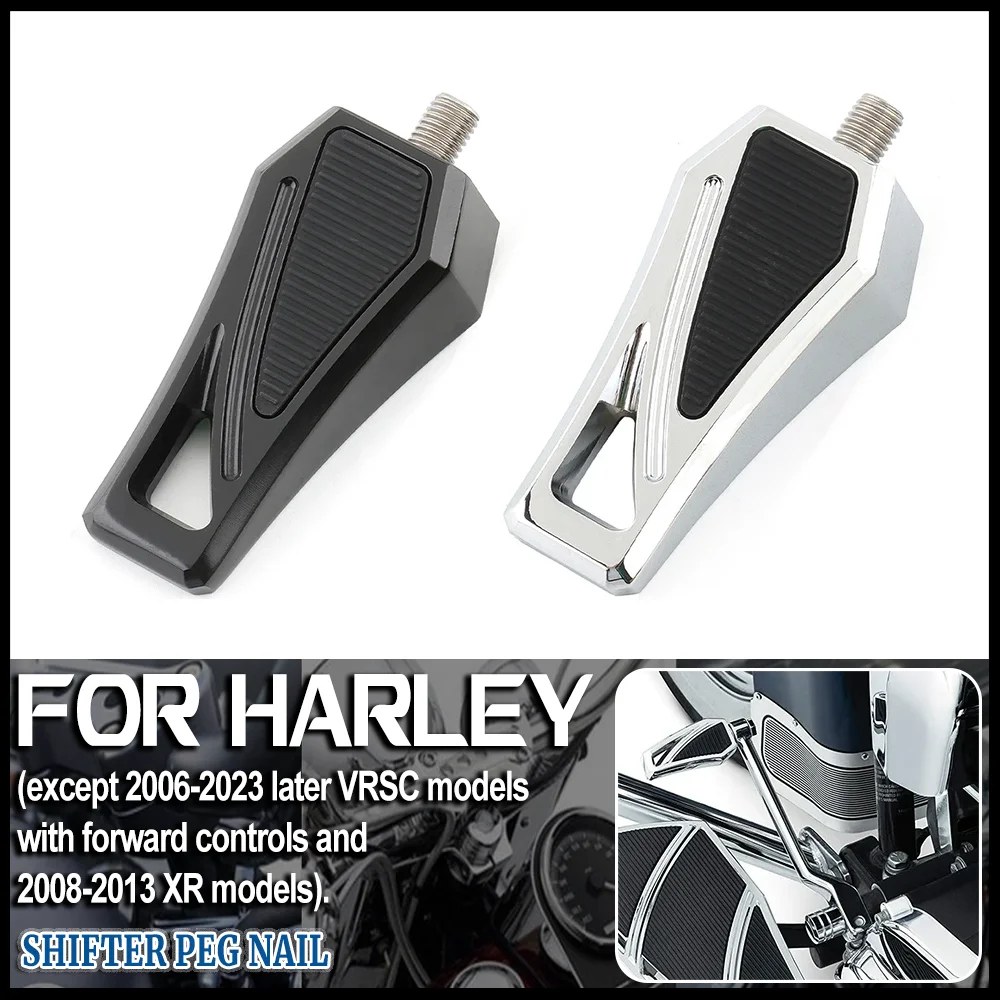

Motorcycle Phantom Heel Toe Shifter Pegs For Harley Sportster XL 883 1200 Touring Road King Electra Street Glide Dyna Softail