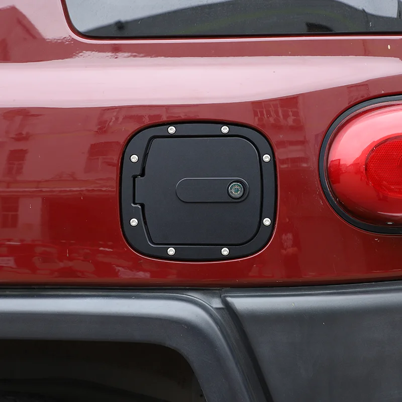 

Для 07-21 Toyota FJ Cruiser накладка на газовую крышку автомобиля, внешние аксессуары из алюминиевого сплава (модель запасных частей)