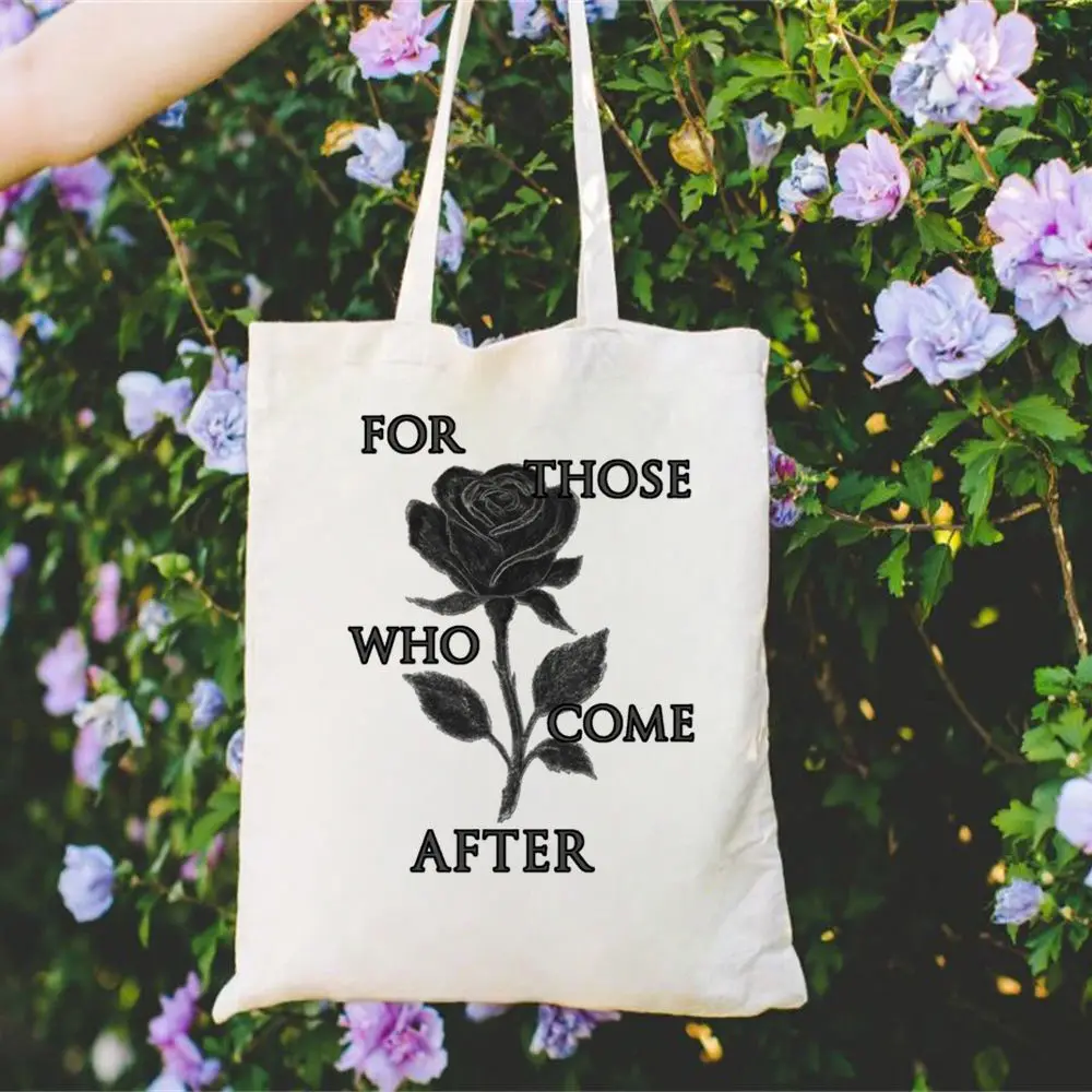 Expedition 33 Canvas Tote Bags College Fashionable Beach Lifestyle Shopping Bag Unique Pattern Digital Print Game Handbag Gift