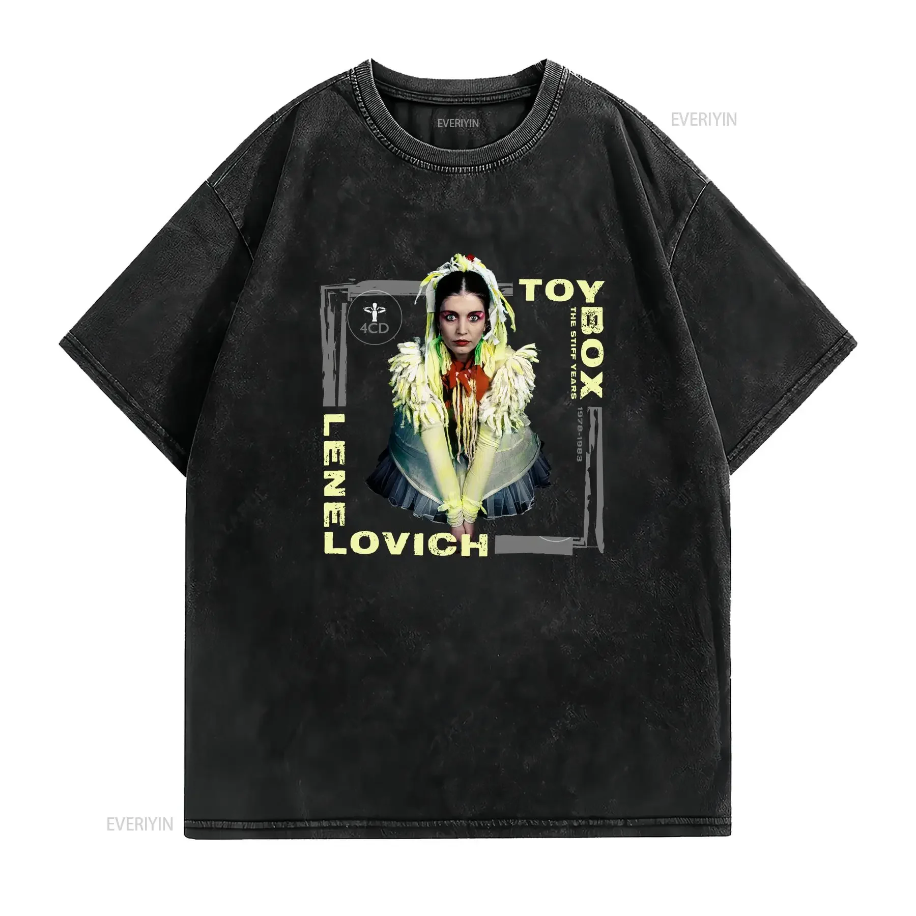 LENE LOVICH TOY BOX THE STIFF YEARS T Shirt Full Size S to 5XL IM0574 vintage Washed Breathable Comfortable homme
