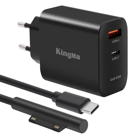 65W Surface Pro Charger, for Surface Pro10 9 8 7 6 5 4 Power Supply Charger Fit for Microsoft Laptop Book 3 2 1 Surface Tablet