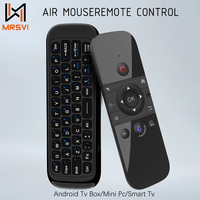 MRSVI M8 Wireless Air Voice Mouse 2 in 1 2.4G Bluetooth Mini Keyboard Rechargeable Remote Control for Smart TV Android TV Box