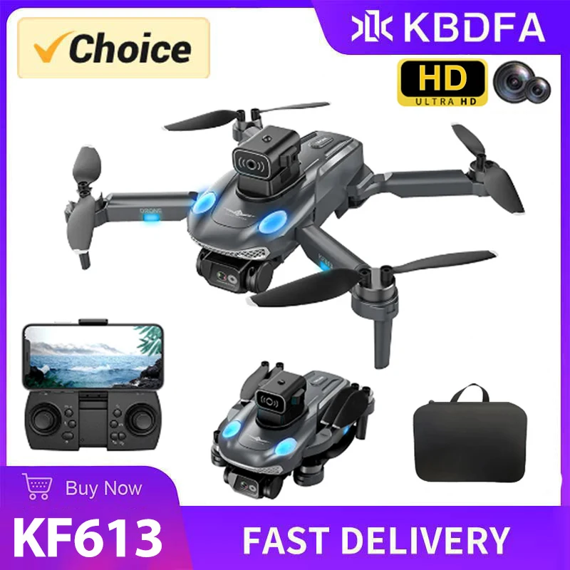 KBDFA KF613 RC Drone profesjonalne kamera HD zdjęcia lotnicze bezszczotkowy silnik Quadcopter WIFI GPS unikanie przeszkód zabawka prezent