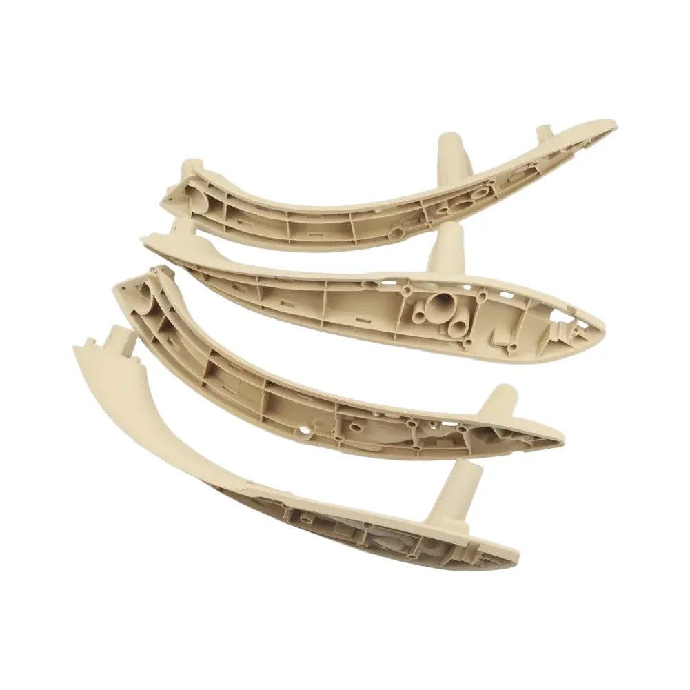 For BMW For 3 Series For Interior Door Pull Handles 4PCS Beige ABS+PC Material for FFor 30 FFor 31 F80 2012-2018