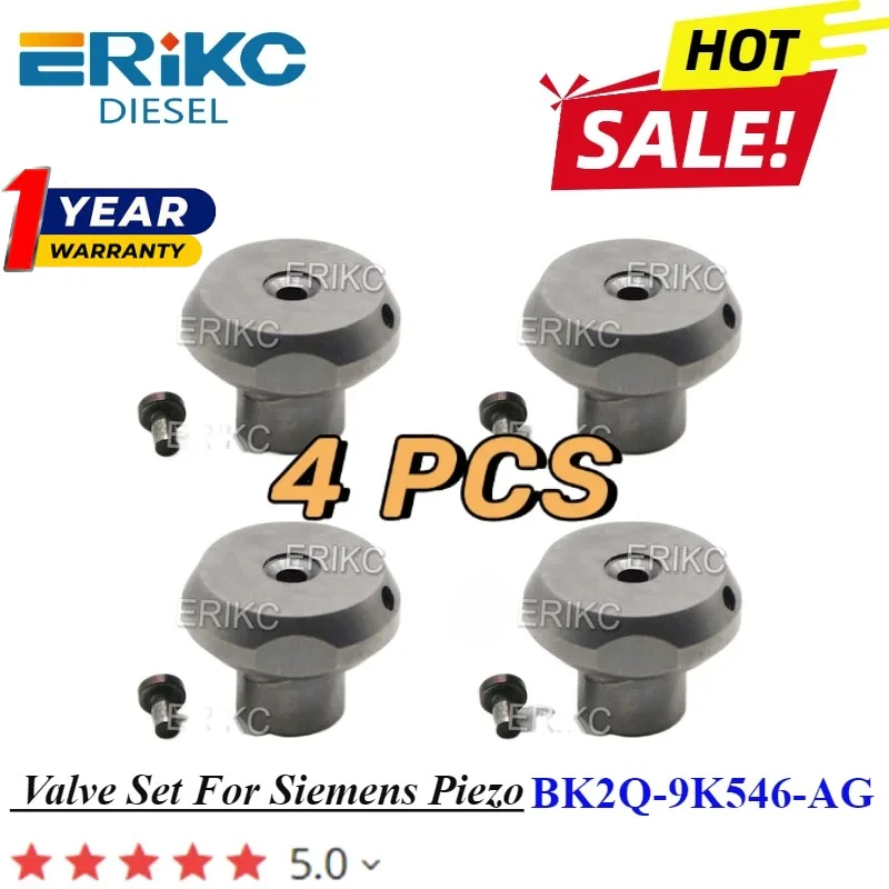 4PCS New E1023605 Common Rail Fuel Injector Valve For Siemens Piezo Bk2q9k546ag 03L130277B Auto Injection Valve Assemble