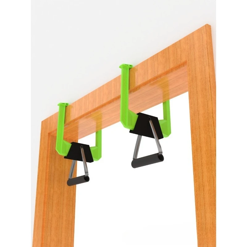 1 Pair Door-Mounted Pull-Up Rings Adult Indoor Fitness Equipment Kids Training Gym Gear for Stretching