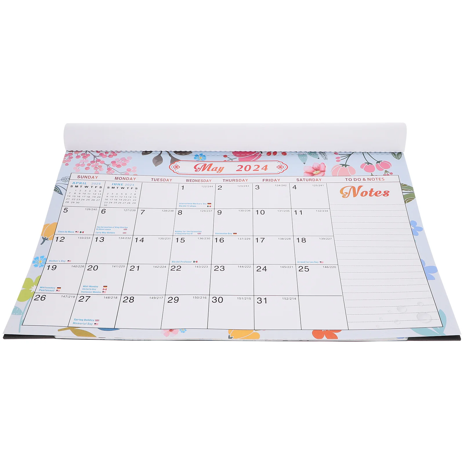 

2024-2025 Monthly Wall Calendar Hanging Calendar Office Daily Use Household Holiday Appointment Planner Sturdy Clear Printing