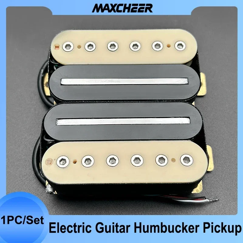 Electric Guitar Humbucker Blade/Hex Screw Adjusting Pickup with 4 Conduct Cable/Coil Splitting Dual Coil Pickup Guitar Parts