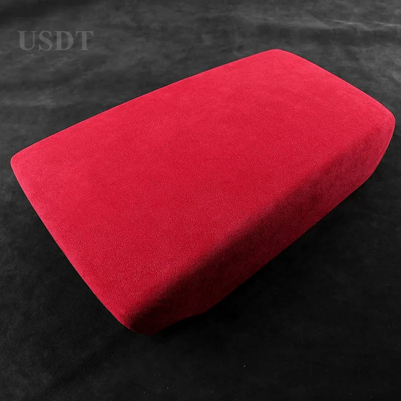 Italian Seude Armrest Box Lid Sheath Shell Cover Fit for Honda Accord 10th 2018 2019 2021 2022 Gear Shift Knob Cover Suede Cap