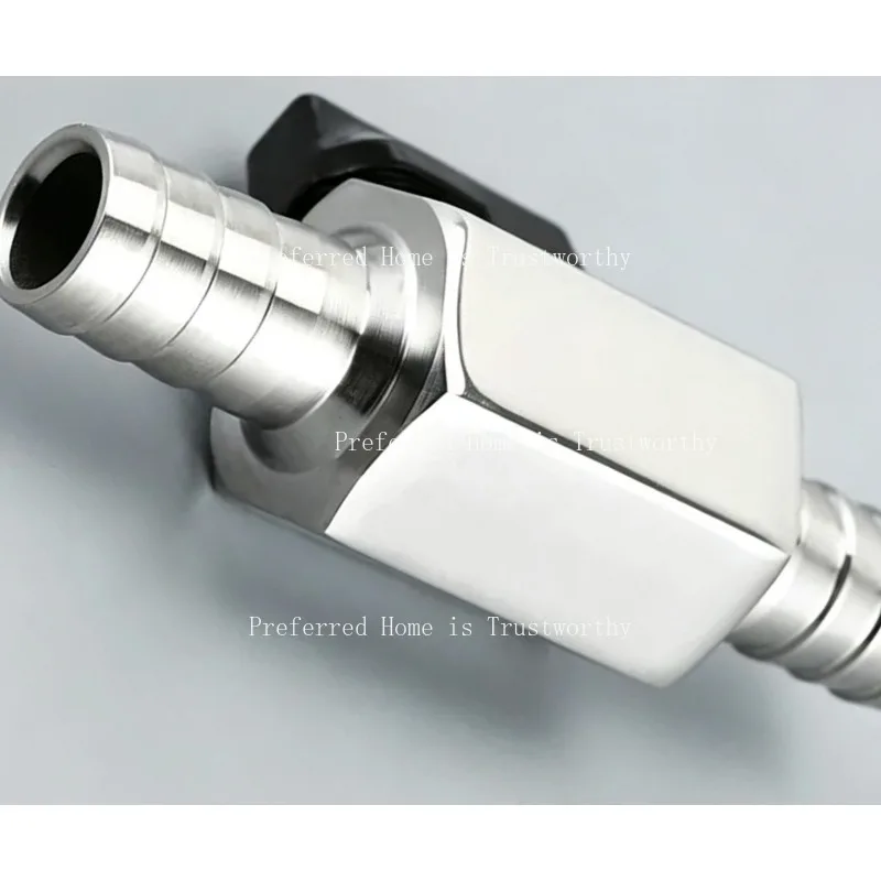 Suitable for Sanitary‑Grade 304 Stainless Steel Mini Ball Valve 7mm‑12mm Hose Micro Valve for Gas Water Oil