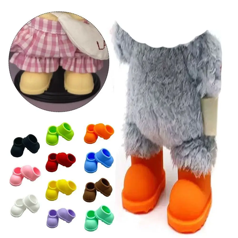 

New Hand-made For 17CM Shoes Multiple Styles DIY Rain Boots Dressing Replacement Mini Dolls Shoes Doll Toys
