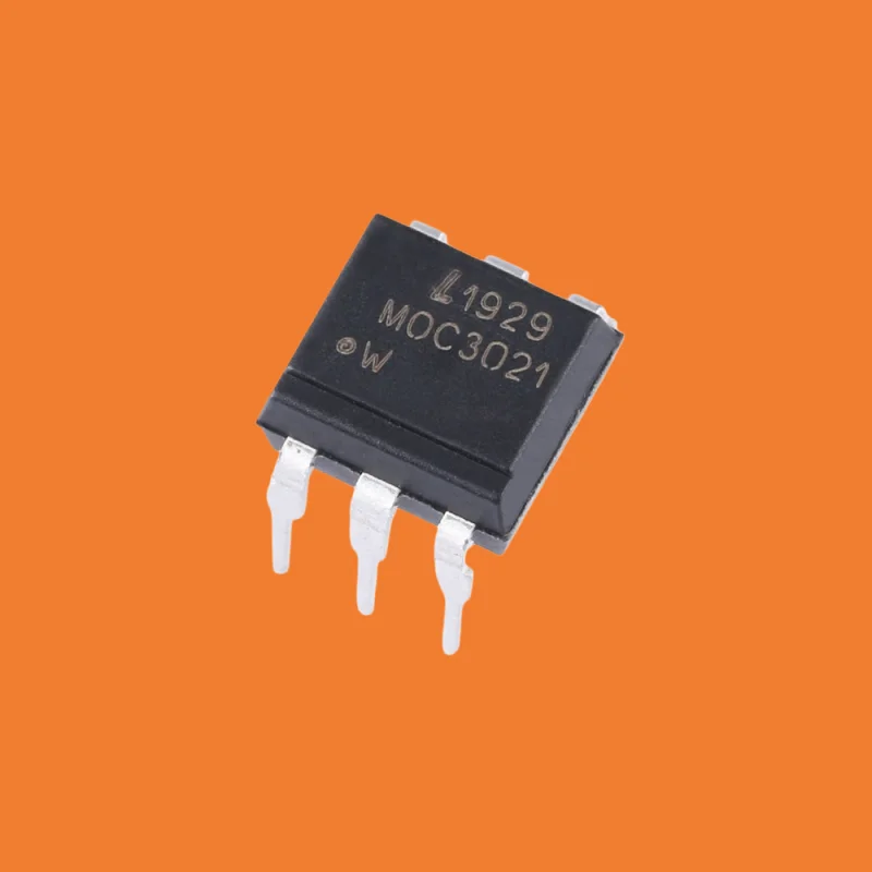 50pcs/original genuine MOC3021 DIP-6 three terminal bidirectional thyristor output optocoupler chip