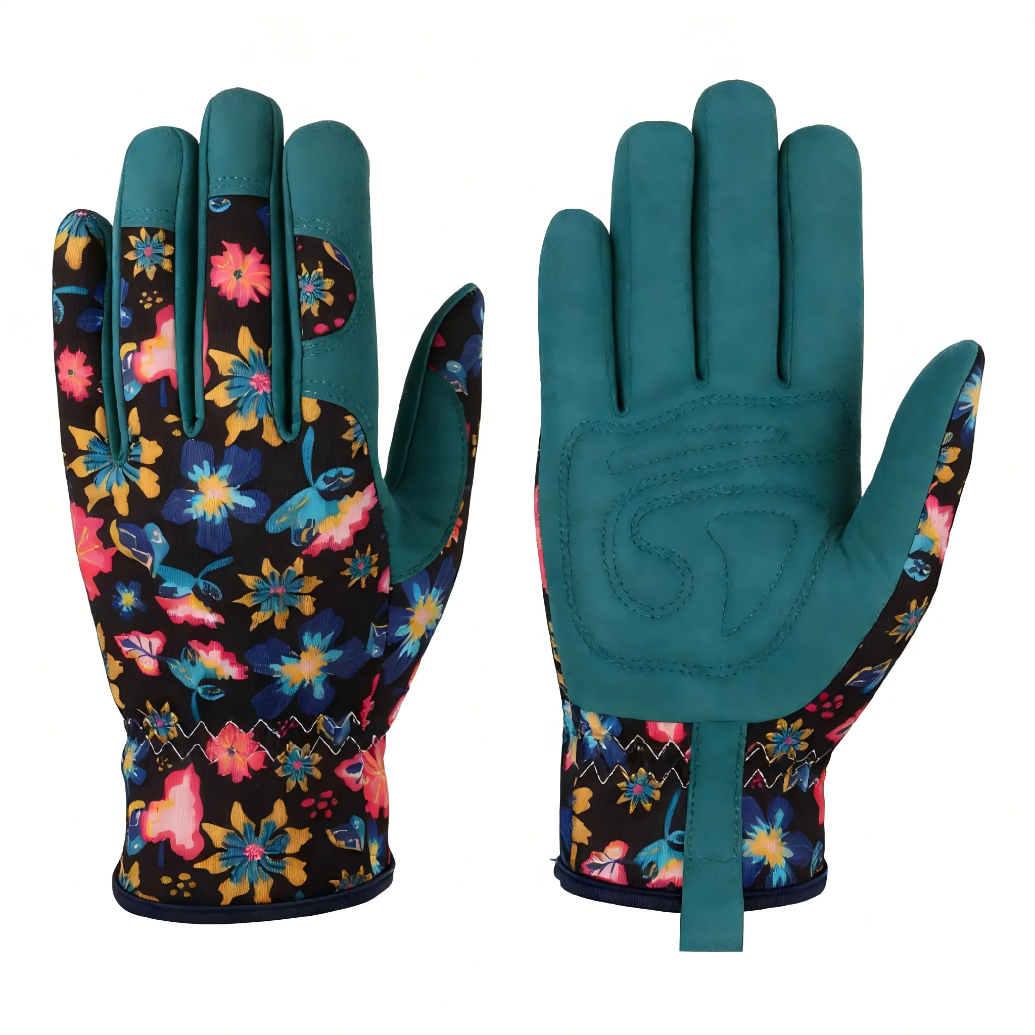 Gardening Gloves Ideal For Landscaping Weeding Pruning Comfortable Ergonomic Grip Elastic Cuffs Stylish Design