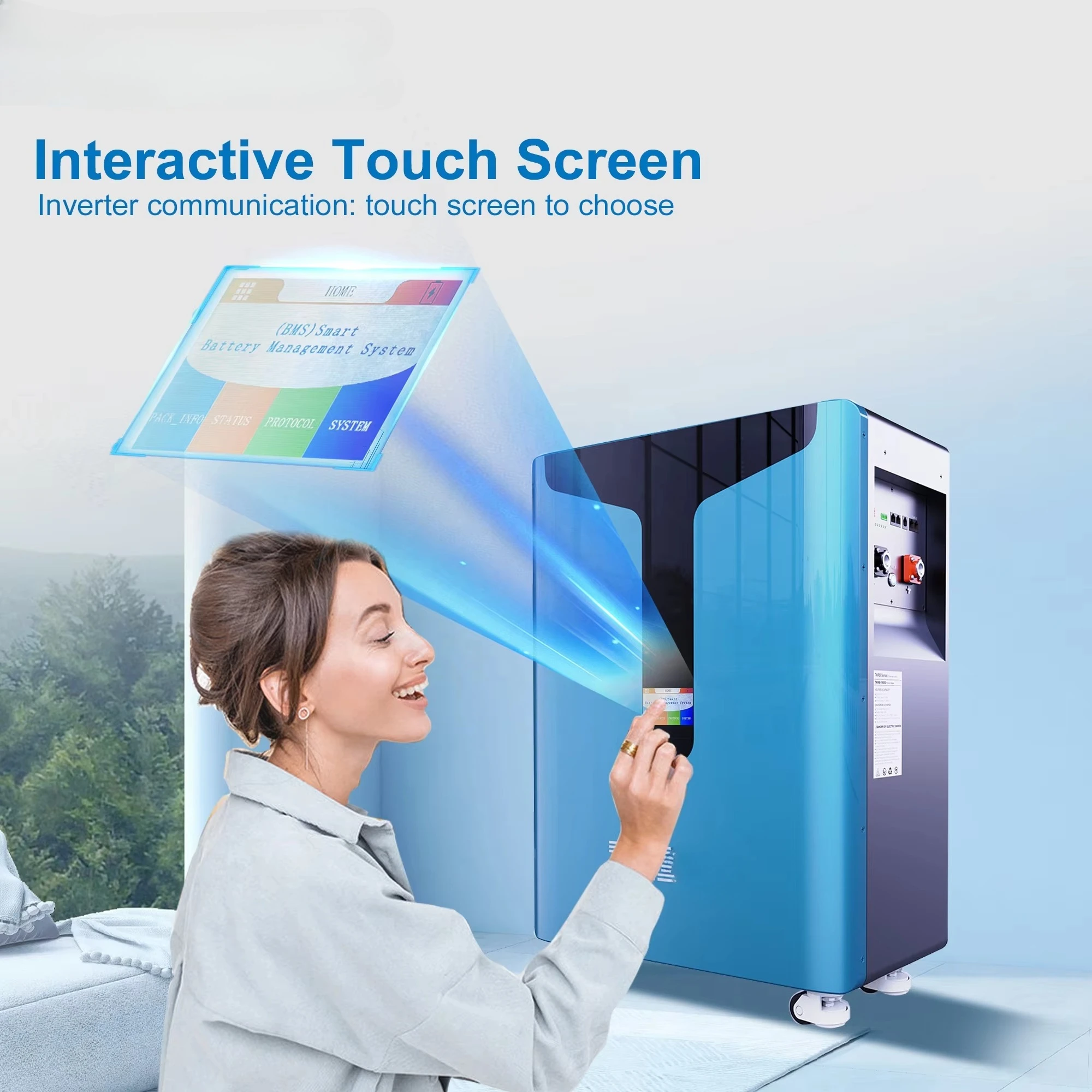 

15–16kWh TKRB1500 Solar Battery – LiFePO4 Home Energy Storage, Safe & Expandable for Daily Use