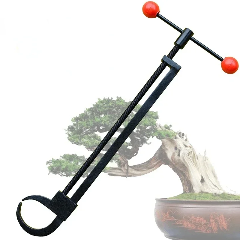Jardim Bonsai Ramo Máquina de Dobra Aço Forjado Regulador Árvore Tronco Ajustador Faça Você Mesmo Ferramenta Bonsai Podador Tronco Ajustador