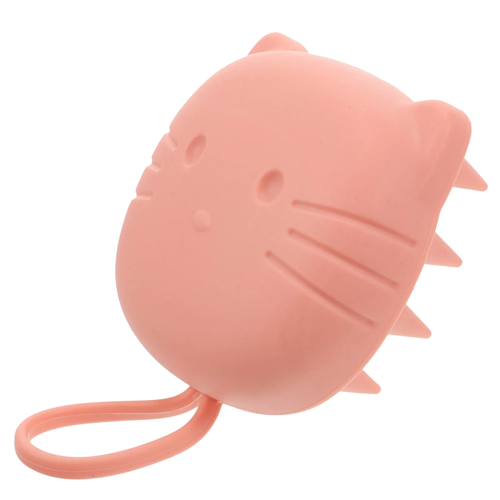 Scalp Massager Shampoo Brush Soft Silicone Deep Cleaning Shower Hair Brush Scalp Exfoliator Travel Portable Hanging Rope Hair