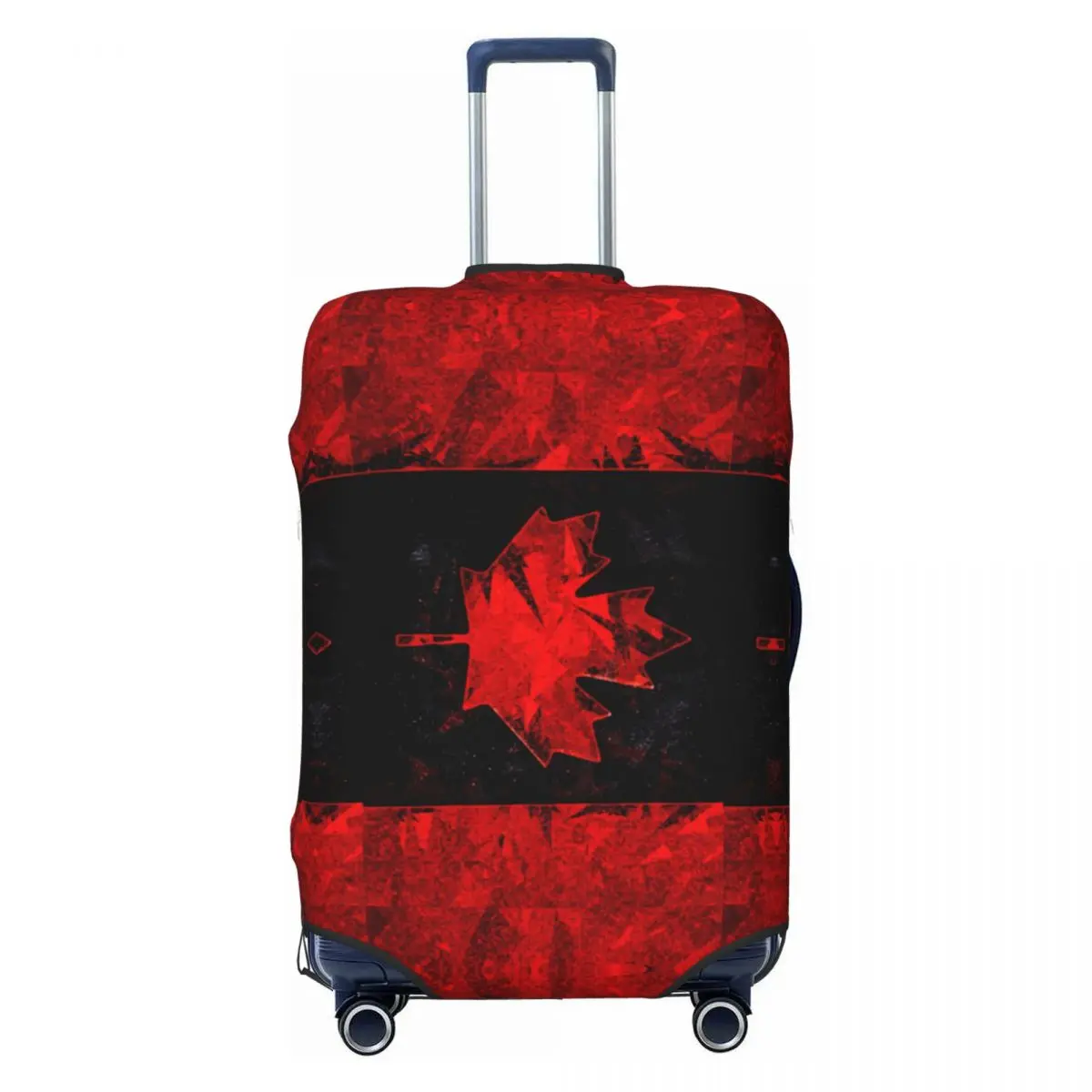 Custom Canada Vlag Bagagehoes Elastische Canadese Patriottische Reiskoffer Beschermhoezen Past 18-32 Inch