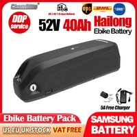 Electric Bicycle Battery 52v 20ah 30ah 40ah   45ah chamrider 50ah E bike Lithium Batterie bafang 1000w 1500w 52V 2000w motor Kit