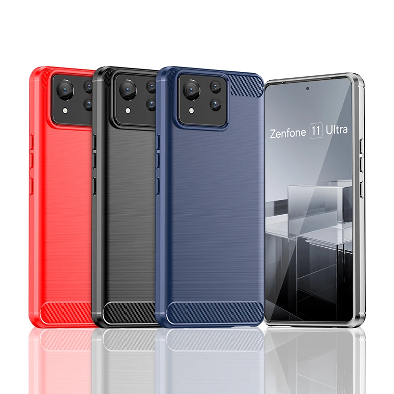 Shock Resistant Protective Phone Case For ASUS Zenfone 9 10 11 Ultra Soft Silicone TPU Back Cover Phone Cases