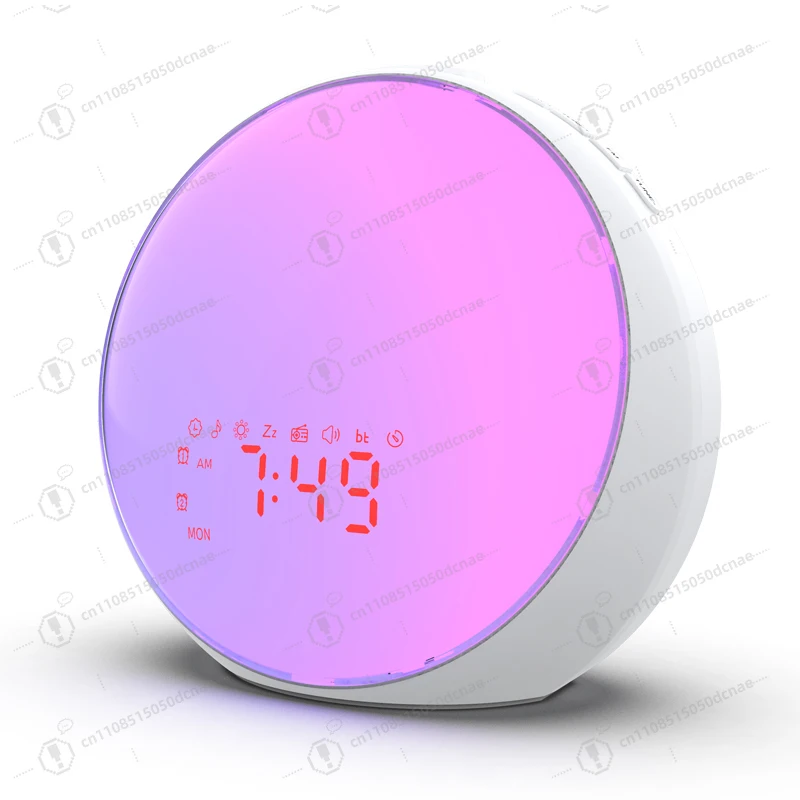 Children Adult Bedroom Bedside Lamp Wake-up Light Sunrise Alarm Clock