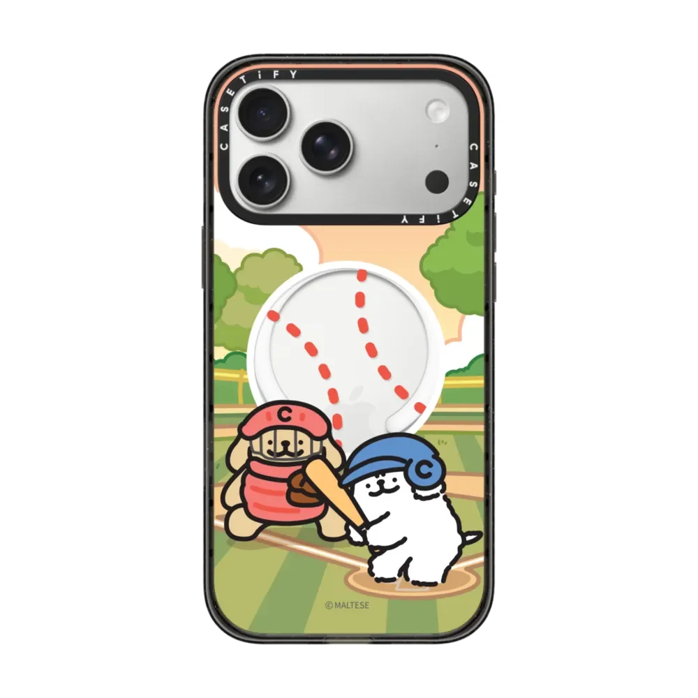 CASETiFY MAltese Line Dog Art Cute Series Magnetic Drop-proof Case for iPhone 13 14 15 16 17 Pro Max Air Plus Protect Cover view 3