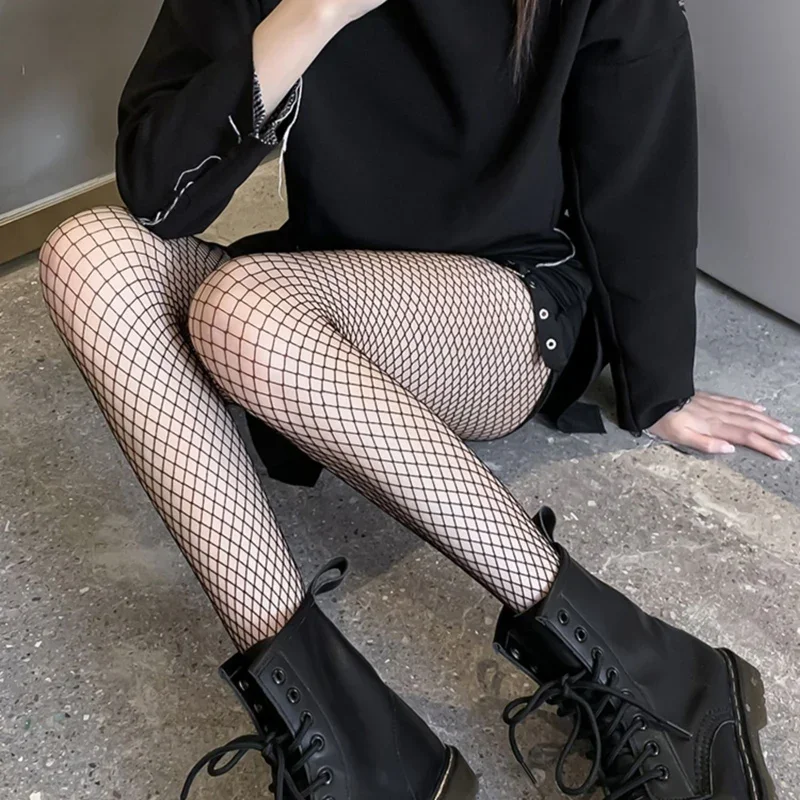 Club Party Strumpfwaren Weibliche Sexy Bunte Dessous Strumpfhosen Sexy Fishnet Frauen Mesh Strumpfhosen Aushöhlen Frauen Fisch Net Strümpfe – Detail 12
