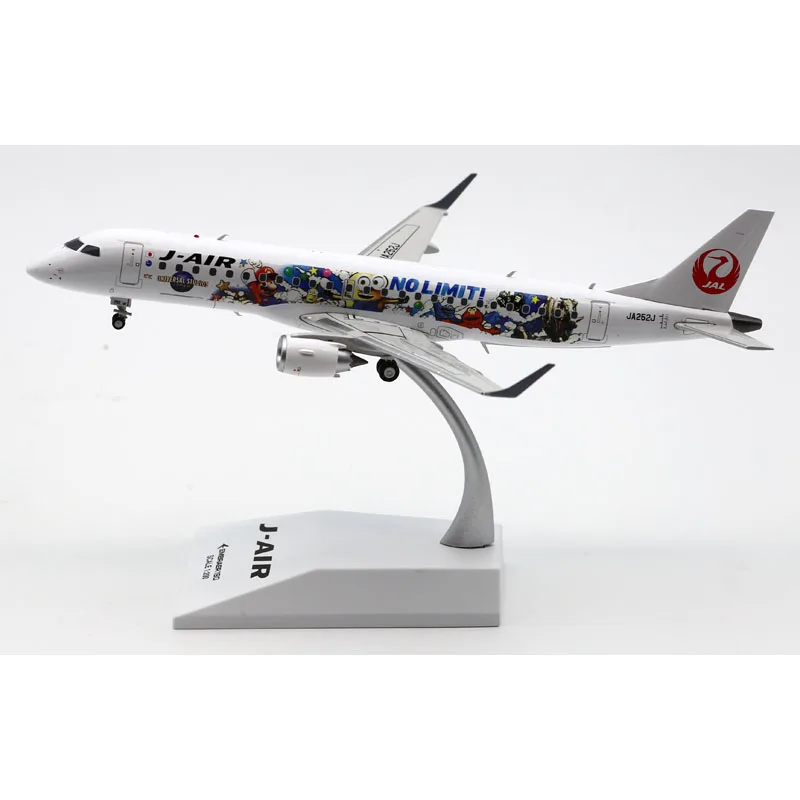 SA2007 Alloy Collectible Plane Gift JC Wings 1:200 J-Air Embraer 190-100STD Diecast Aircraft Jet Model JA252J With Stand