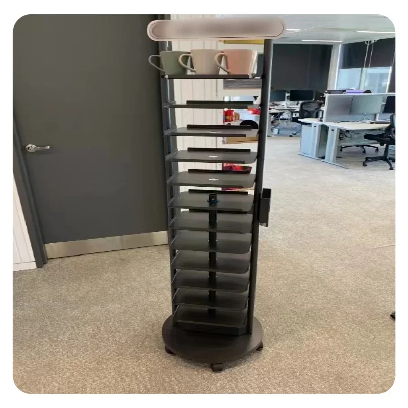 Dudukan lantai putar logam buatan kustom pabrik Tiongkok