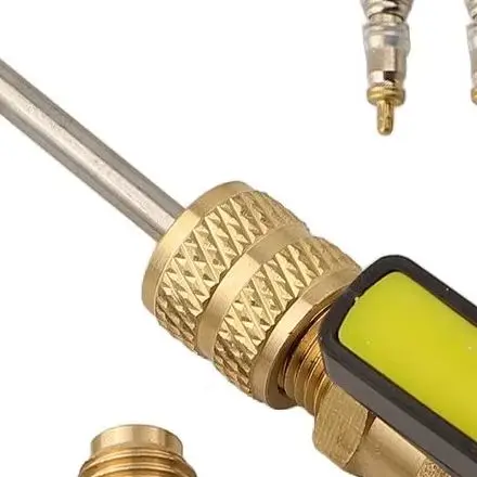 1 4 for sae To 5 16 for sae Installation Tool R410A Valve Tool Dual Size 1 4 And 5 16 Ball Valve Handle Copper Material