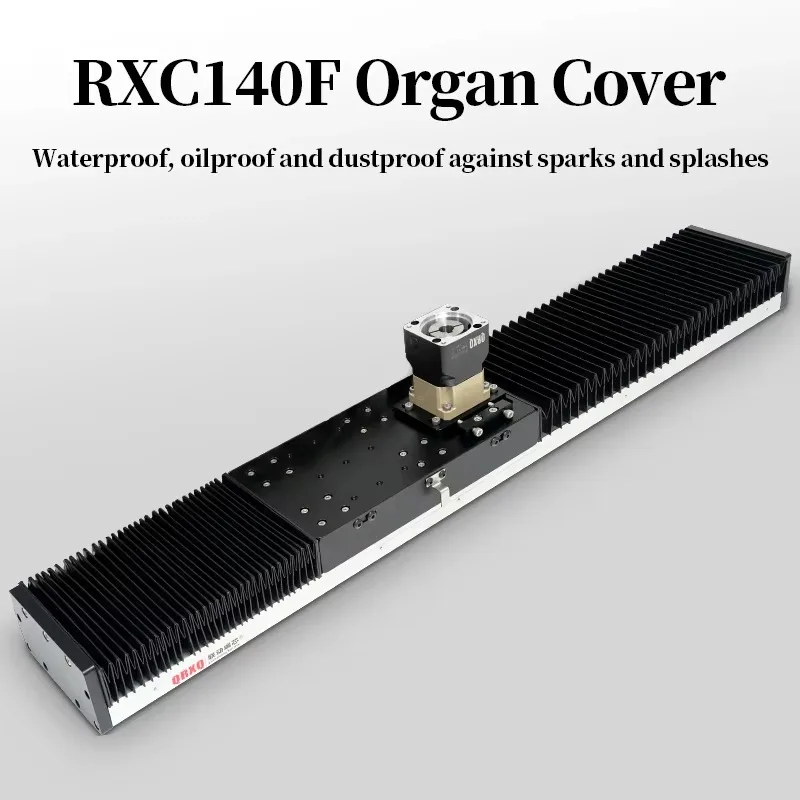 RXC140 Customized 2m 3m 4mm 5m 6m 7m Heavy Payload Linear Rails Robot System Gear Rack Pinion CNC Linear Module With Cable Chain