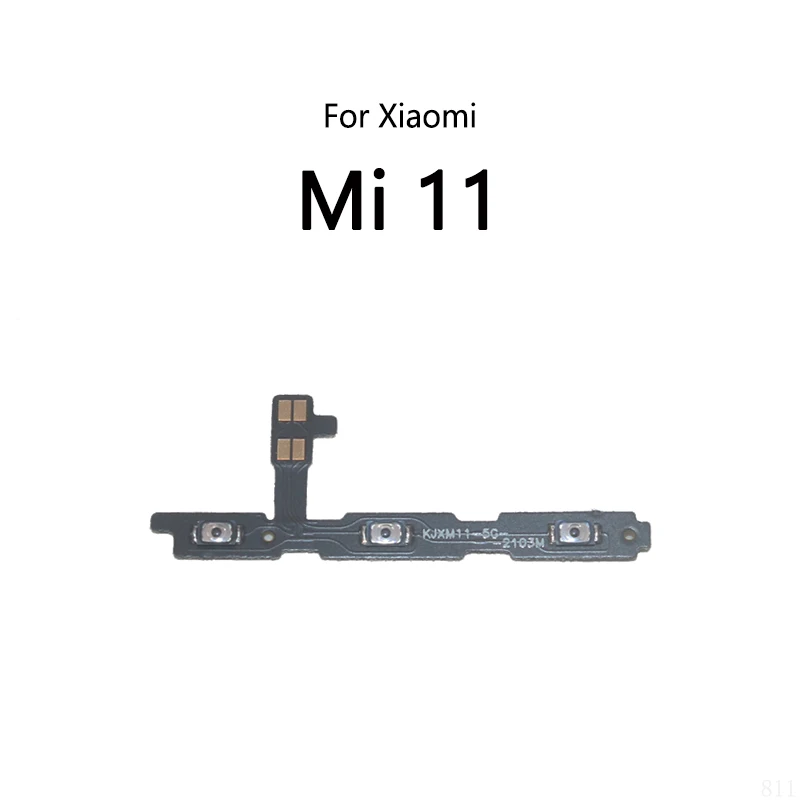 Power Button Switch Volume Mute Button On / Off Flex Cable For Xiaomi Mi 11 Lite 5G 11T Pro