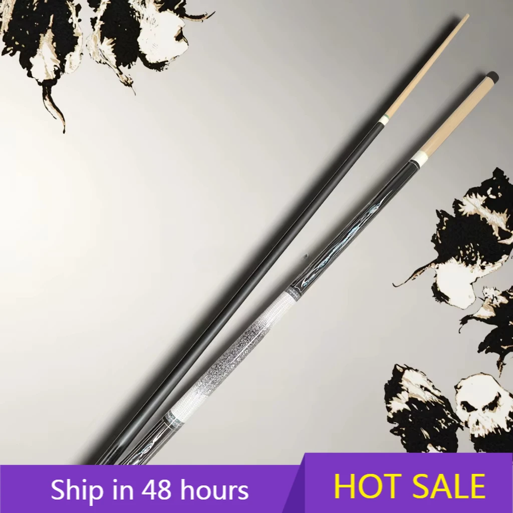 

POWER LEAP S.Q.F Professional Pool Cues Carbon Fiber Pattern Handmade Shaft Inlay Ash Wood Snooker 13mm Tip Billiards Stick High
